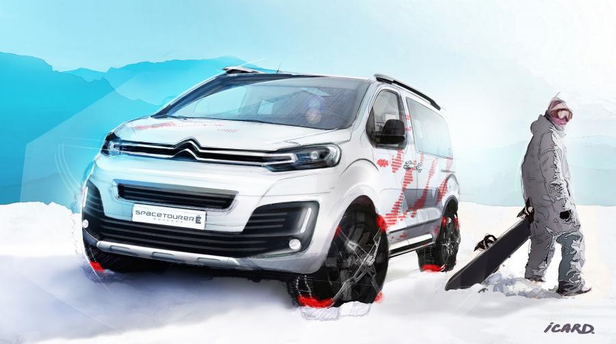  Citroen SpaceTourer 4X4 E Concept 2017 года  (фото 24 из 29)